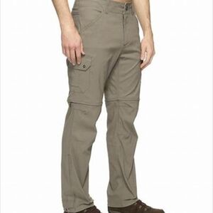 Kuhl Pants Mens 34x32 Brown Renegade Convertible Outdoor Hiking Zip Off Stealth